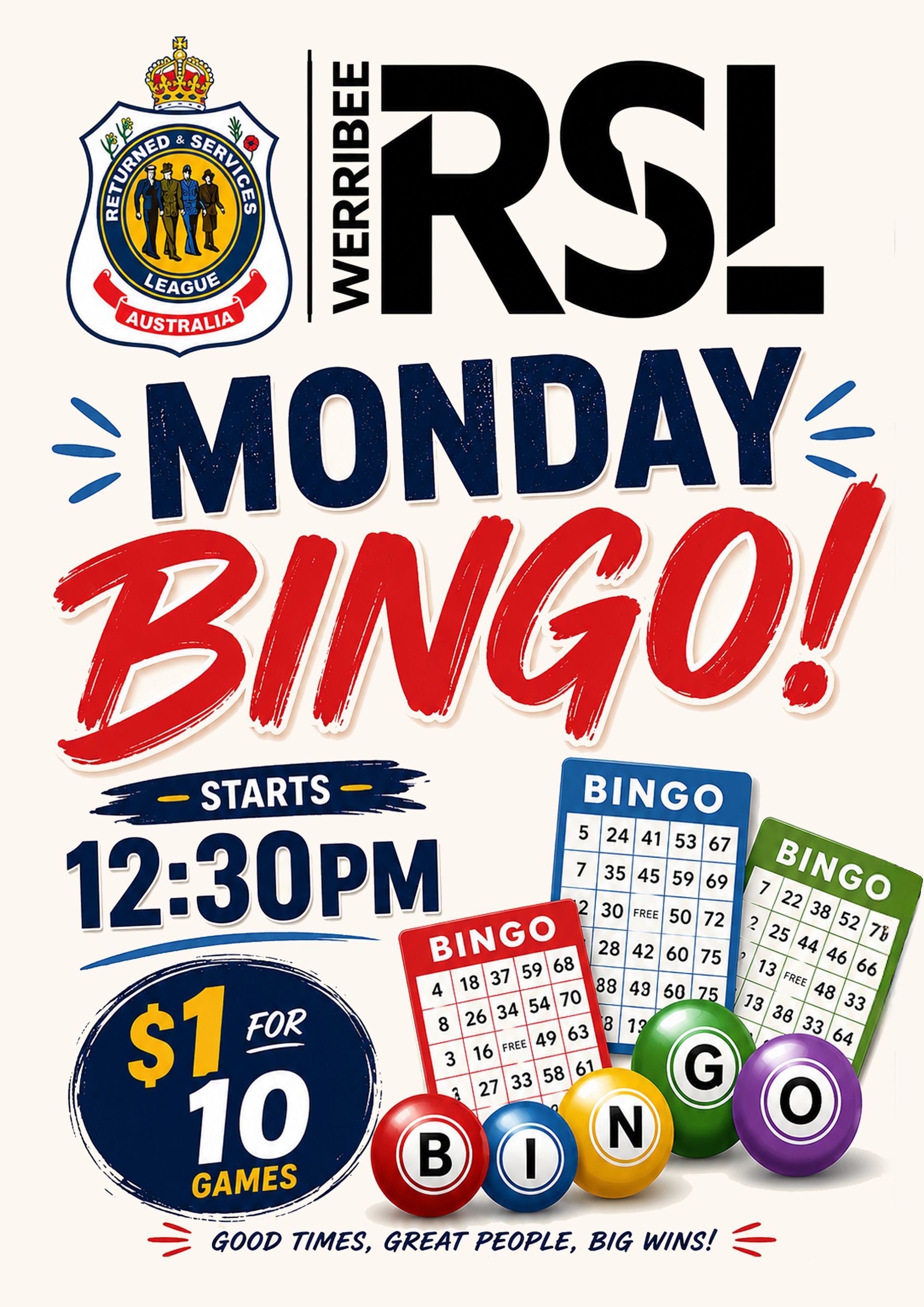 Monday Bingo