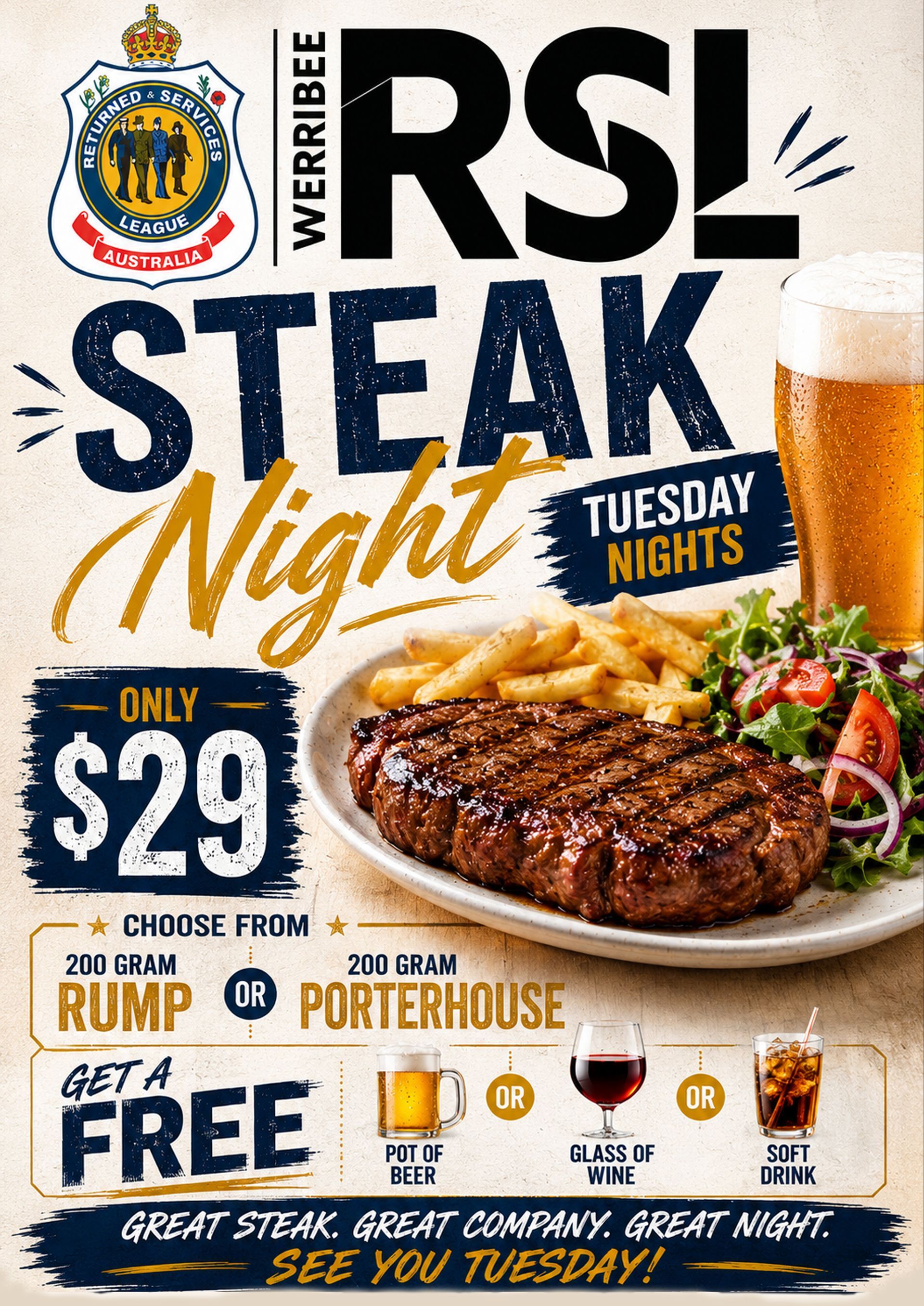 Tuesday Steak Night