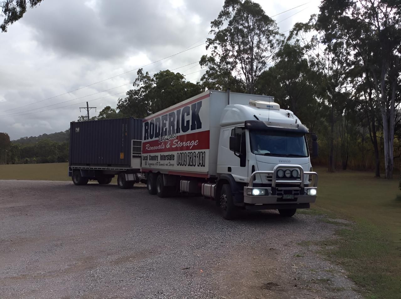 A Truck With the Word Limerick on the Side of It — Roderick Removals & Van Lines In Airlie Beach, QLD