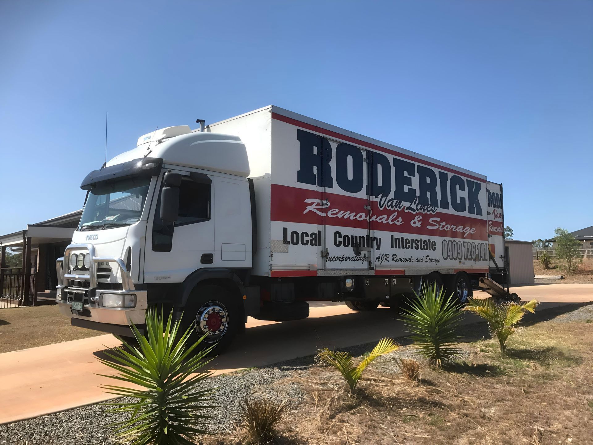 Truck Used By Removalists In Gladstone