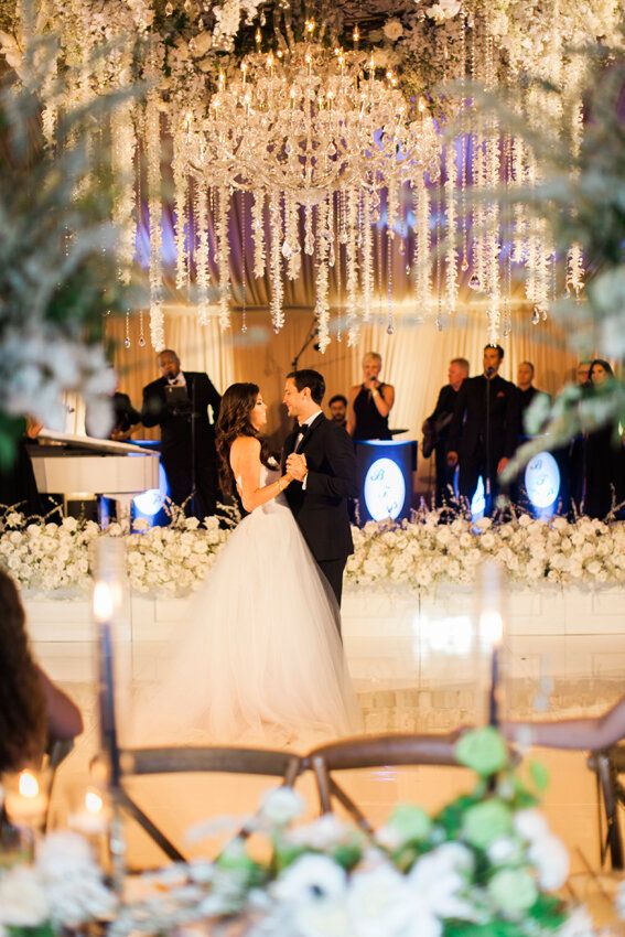 First dance at bonnie foster productions wedding reception