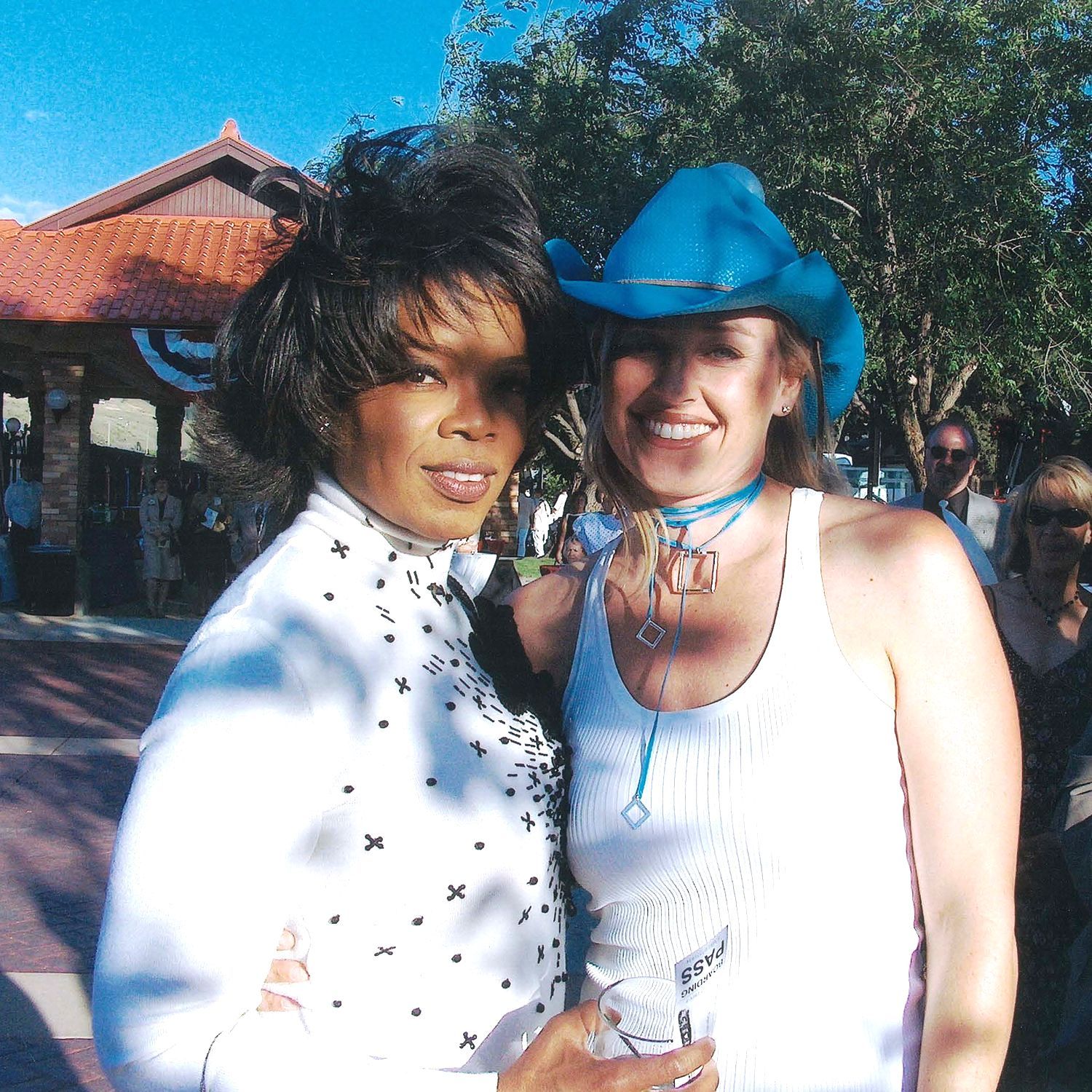 Bonnie Foster with Oprah Winfrey