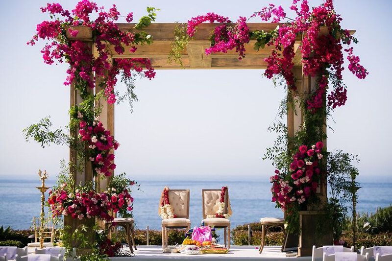 Outdoor wedding venue in orange county