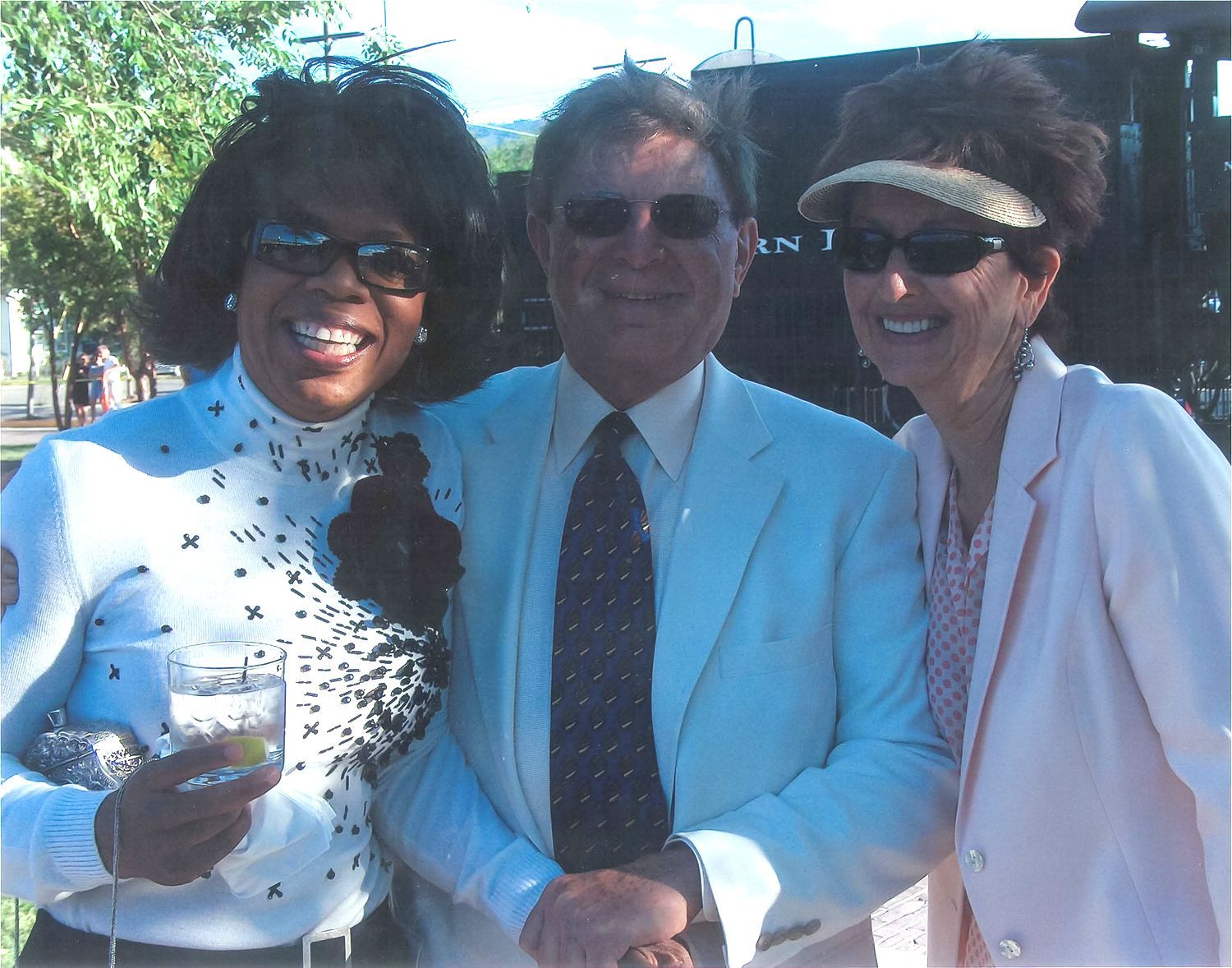 Wayne and Marin Foster with Oprah Winfrey
