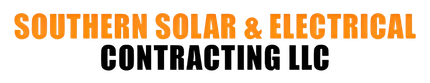 Southern Solar & Electrical Contracting LLC logo in orange and black text