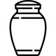 Urn Black Urn Icon