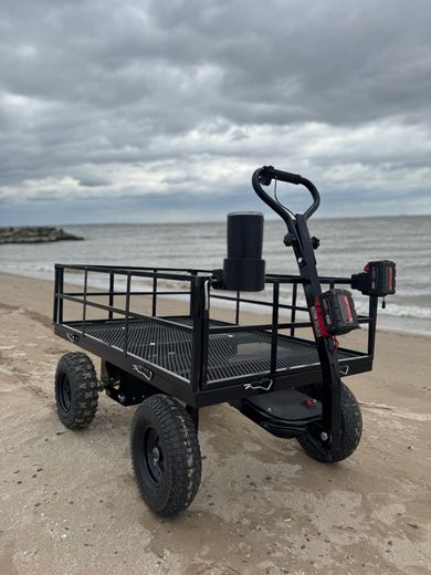 electric utility wagon for hauling mulch ohio