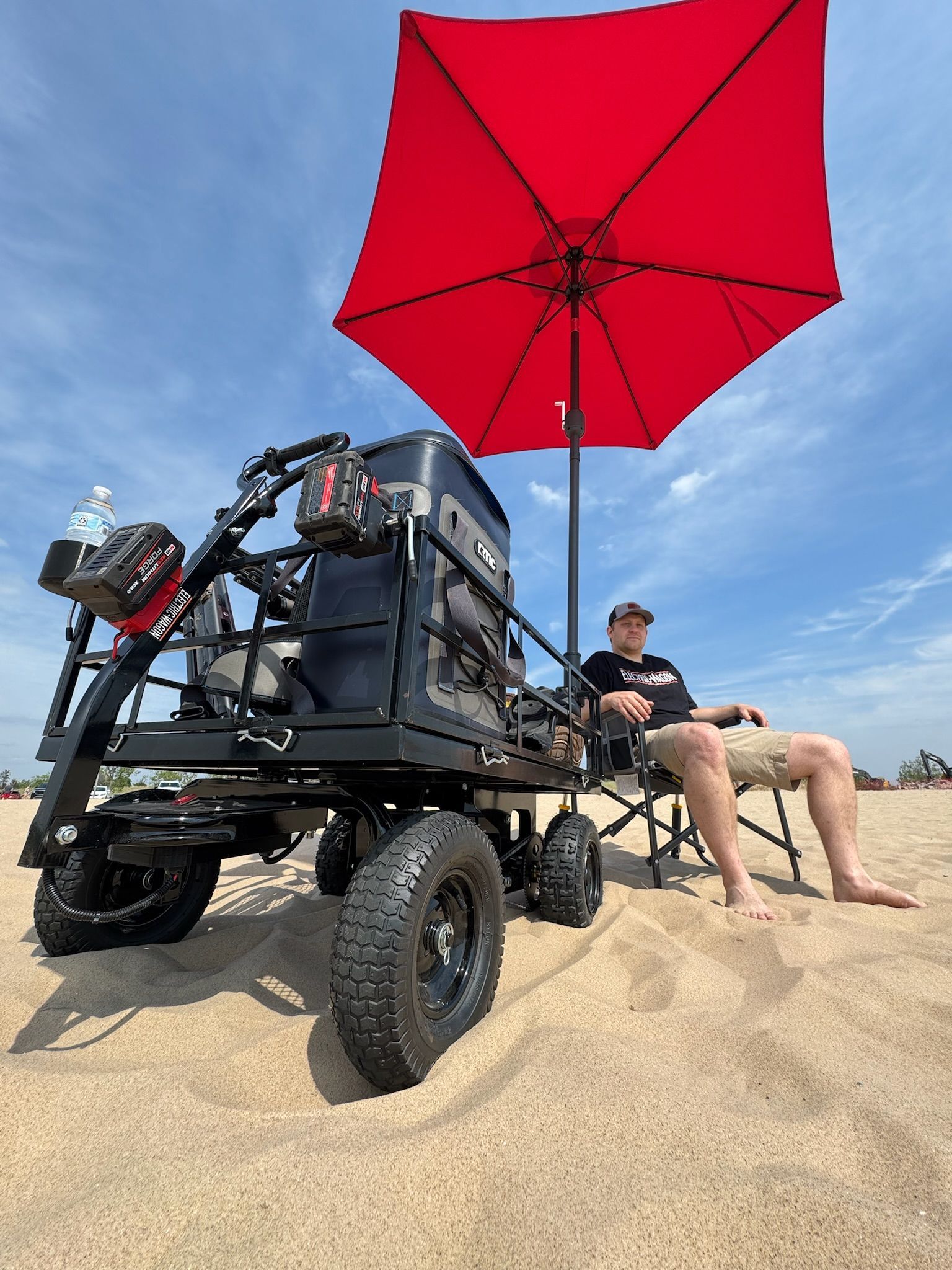 electric utility cart for farm tasks