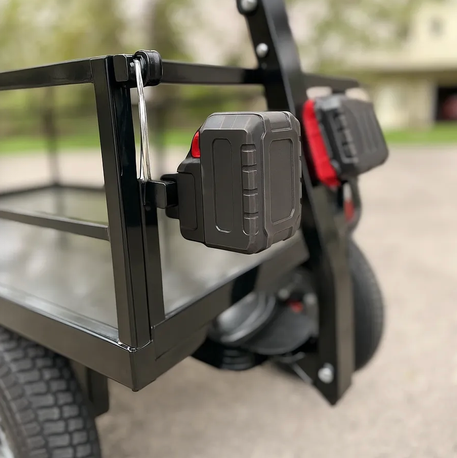 electric wheelbarrow for gravel and soil