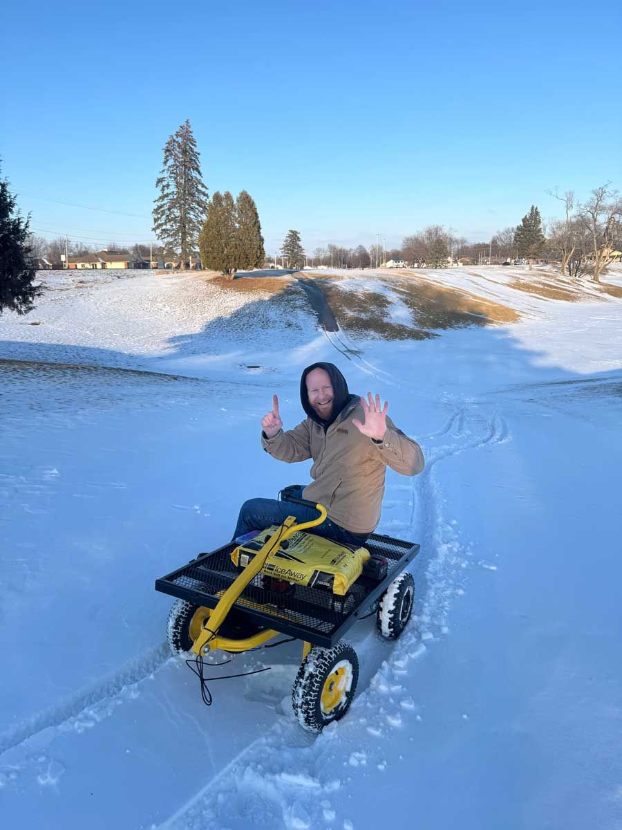 battery powered wagon for large yards