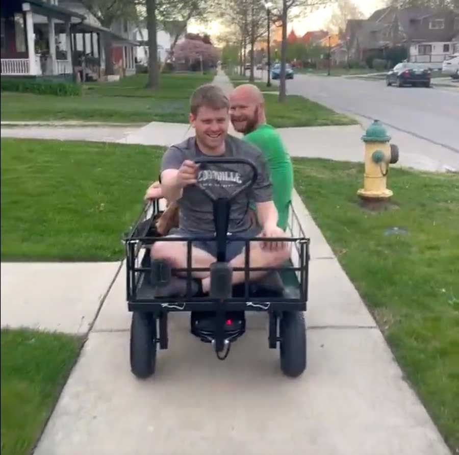 battery powered electric wagon for DIY projects