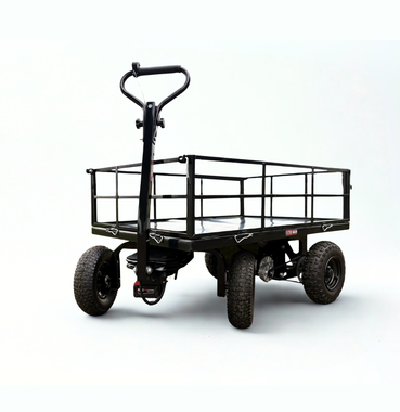 electric wheelbarrow for hauling rocks and gravel