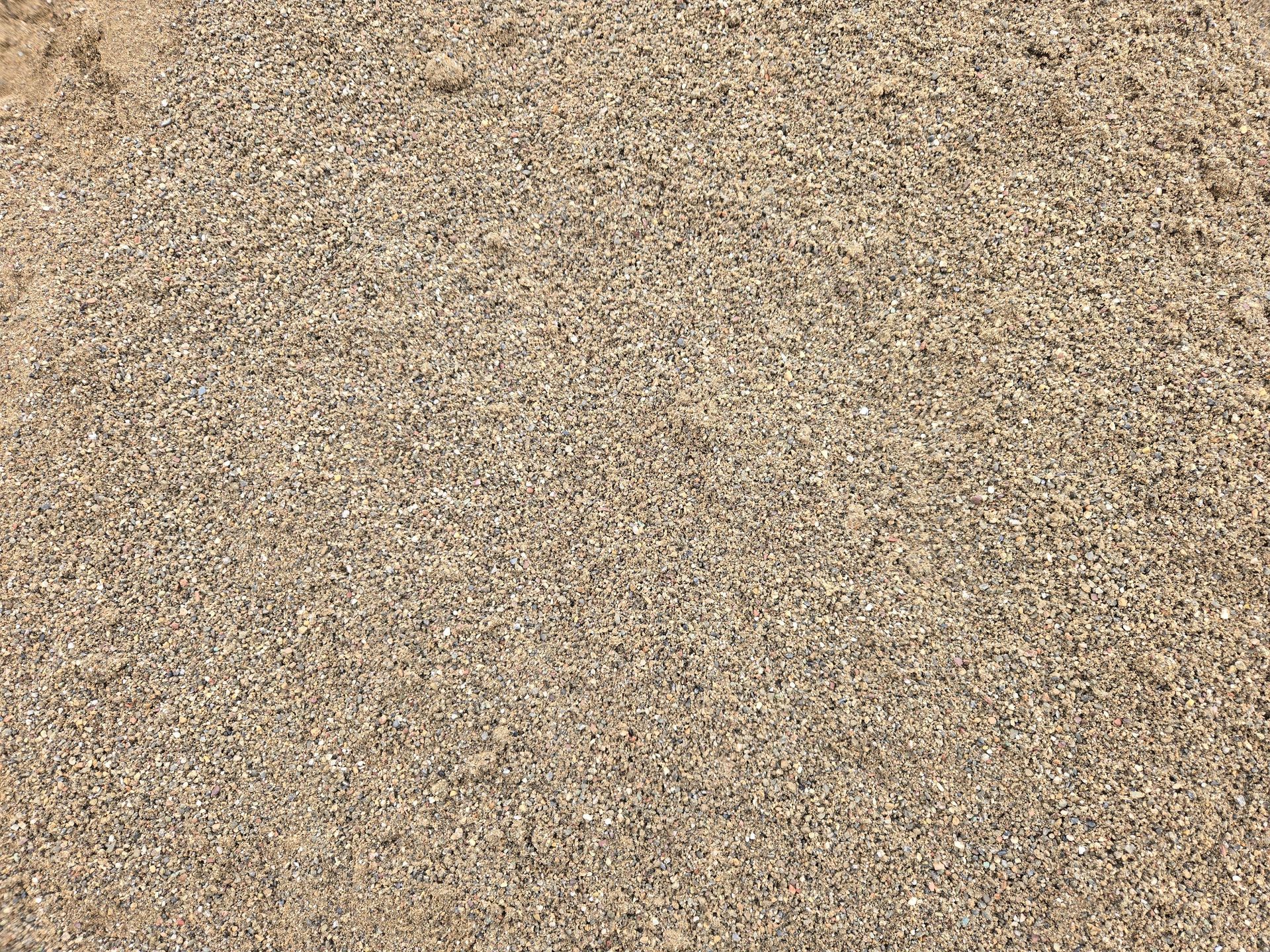 Close-up of tan and beige sand or gravel texture