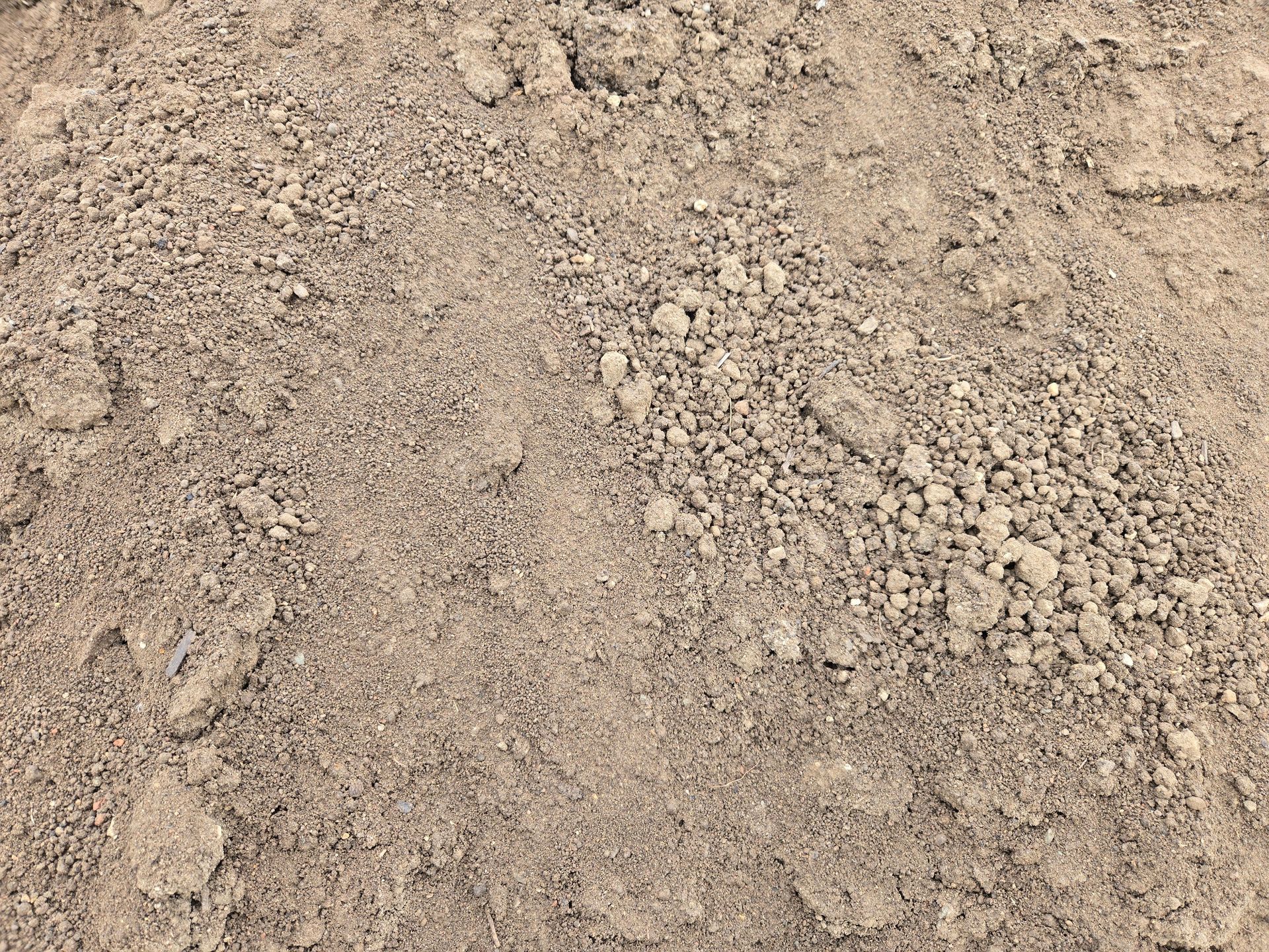Close-up of dry, rocky dirt ground with a rough gravelly texture