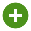 Un cercle vert avec un signe plus blanc à l'intérieur.