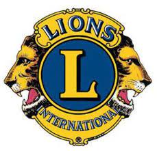 The logo for the lions international club with two lions in a circle.