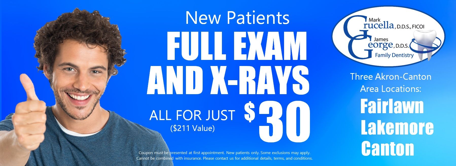 Coupon New Patient Exam and X Rays