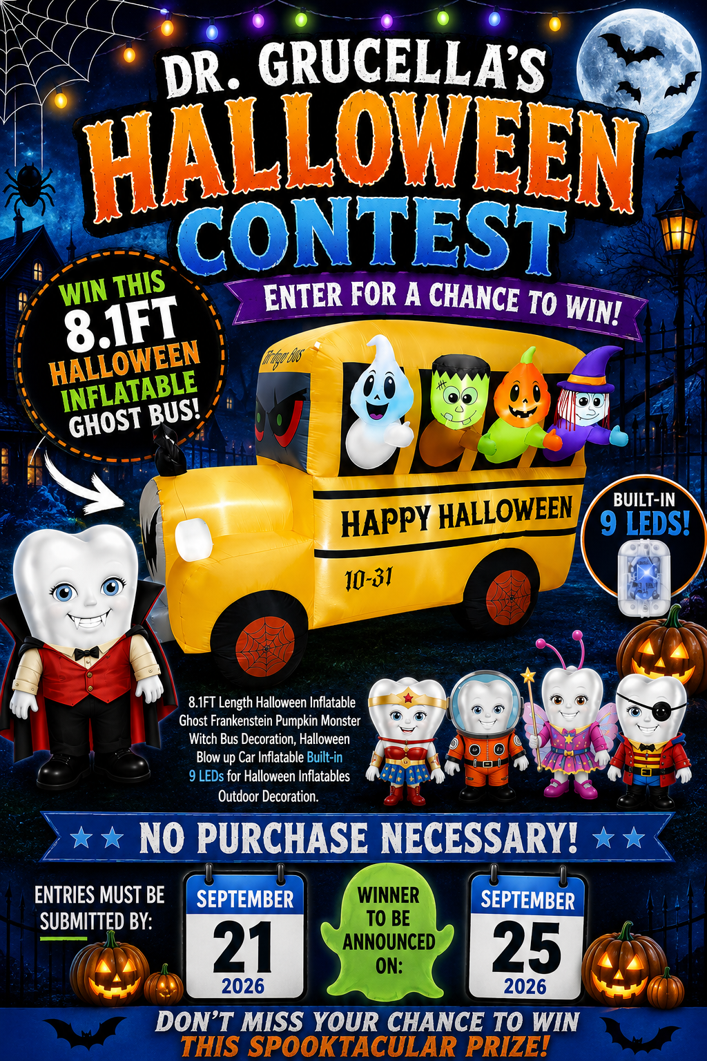Dr. Grucella's Halloween Giveaway Contest