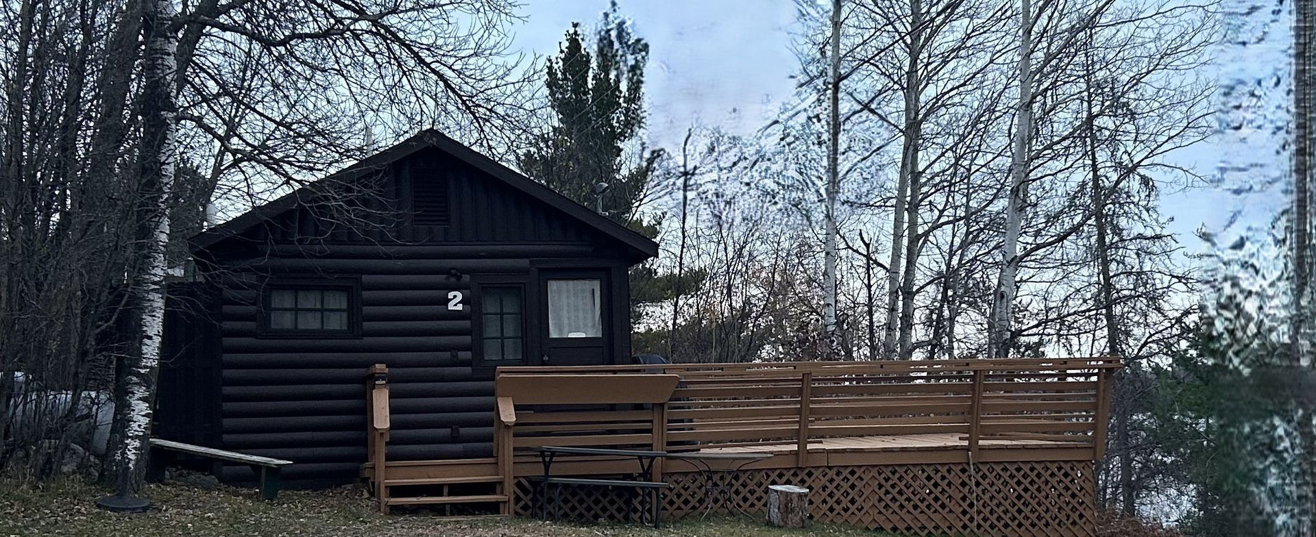 a picture of a house with a deck 