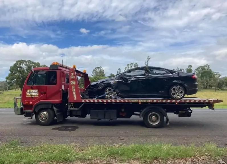 Towing Broke Down Vehicle — Alpine Towing Services in Lismore, NSW