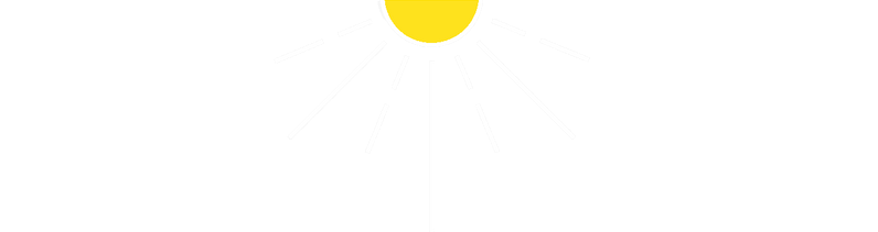 Yellow circle partially visible at the top against a white background with a black band at the bottom
