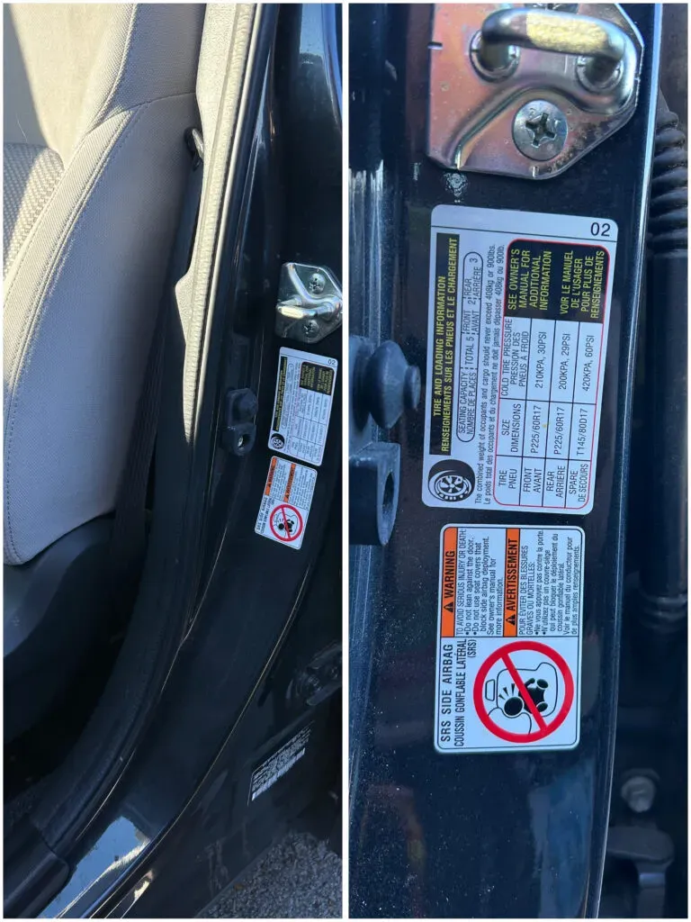 Automotive Stickers and under the hood stickers, vin labels, door jam labels