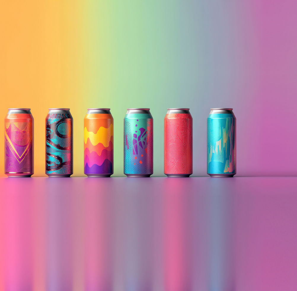 Full color labels, 4 color process, four color process, CMYK