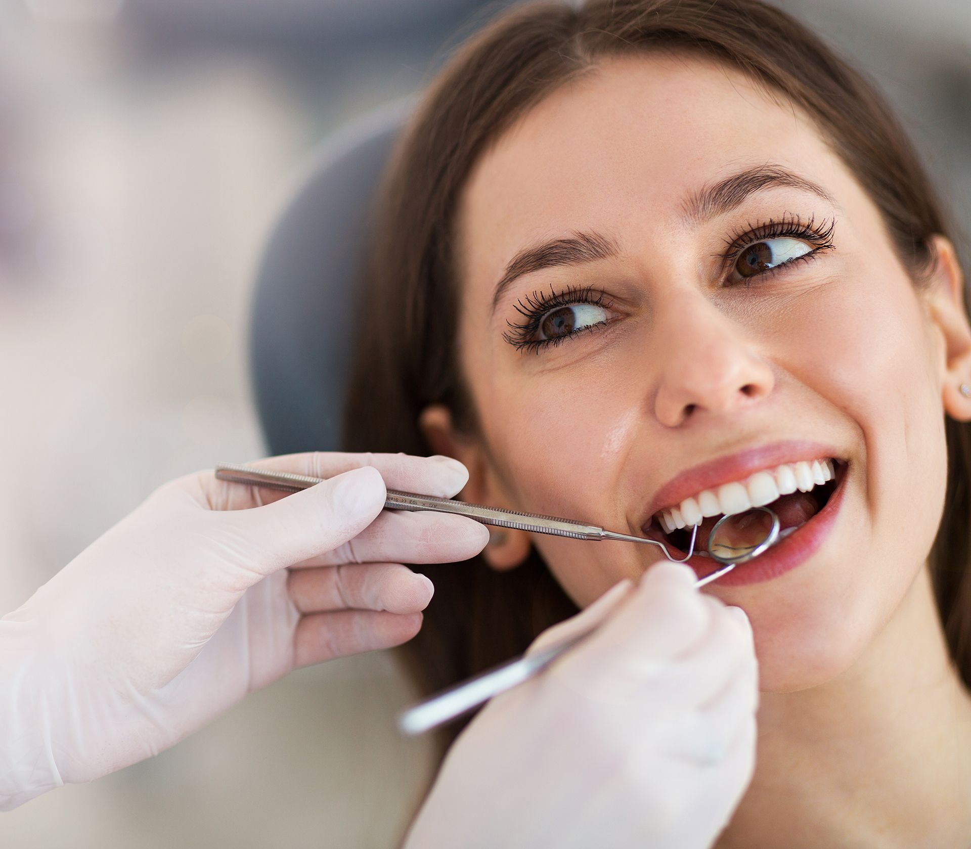 Examine the Teeth