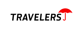 Travelers Insurance logo: Black text