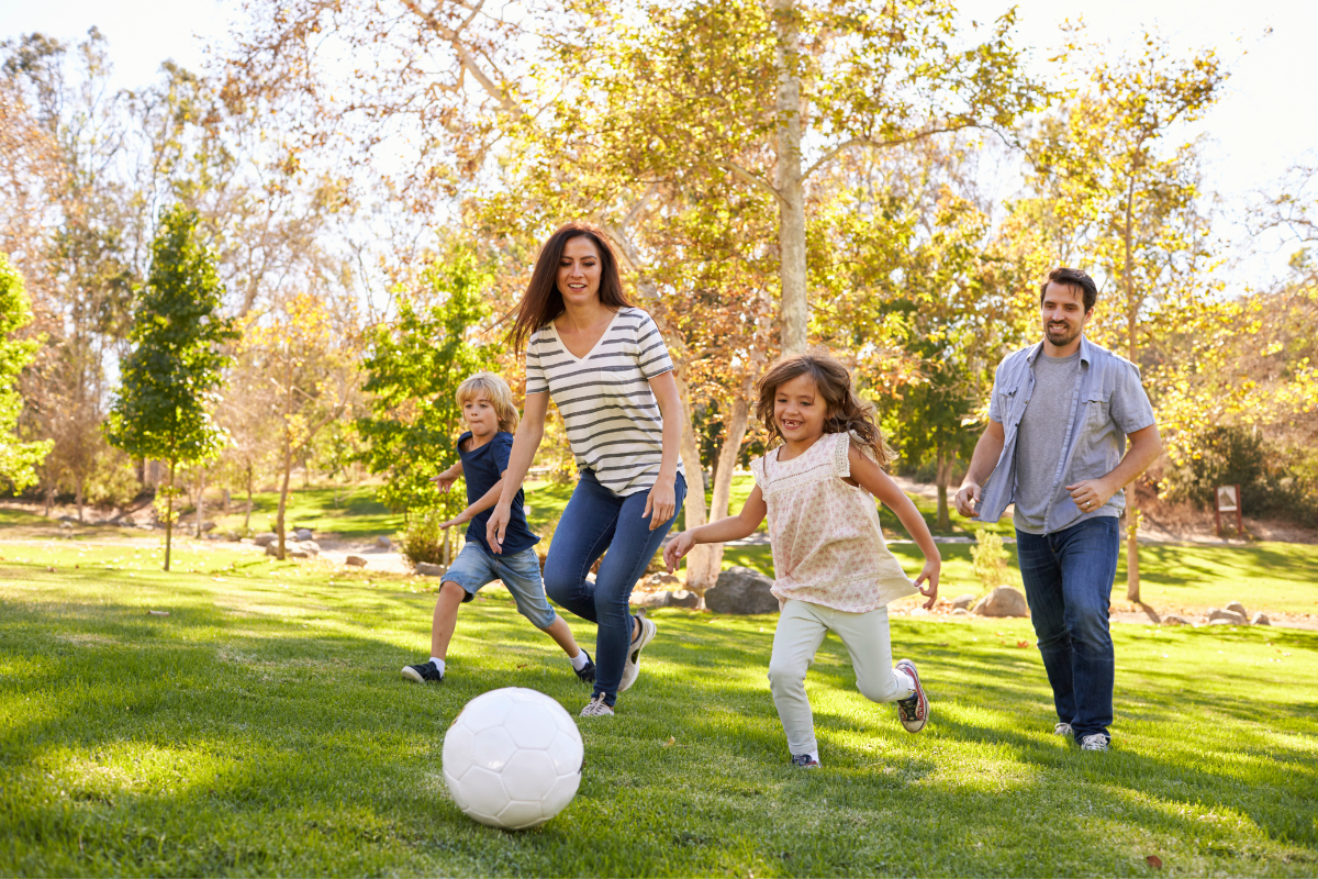 Family enjoying spring events in the Piedmont Triad North Carolina