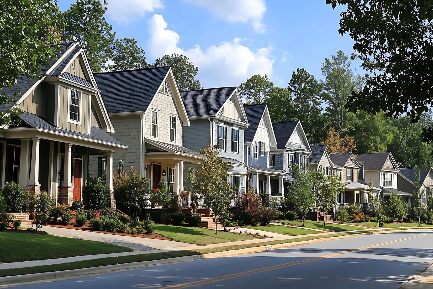 Affordable housing neighborhood in North Carolina
