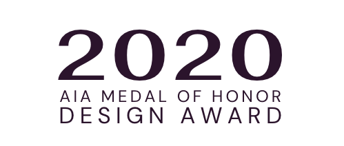 A logo for the aia medal of honor design award.