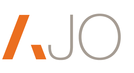 It is a logo for a company called ajo.