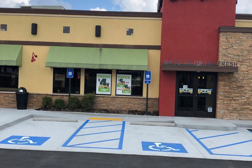 Kennesaw ada parking lot striping Kennesaw ada parking lot striping