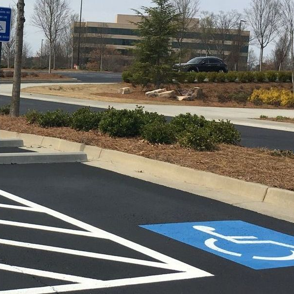 Dallas GA ADA parking lot striping Dallas GA, ADA parking lot striping