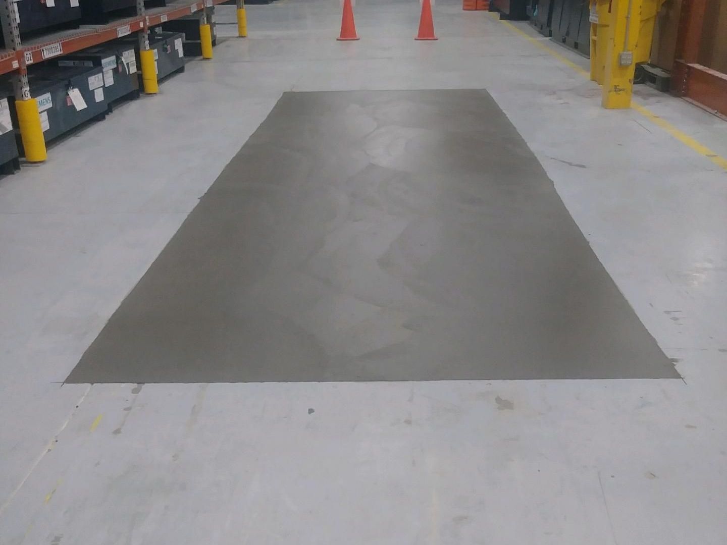 concrete pad