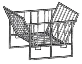 MW Engineering bale feeder for cattle, sheep or goats MW Engineering bale feeder made from galvanised steel