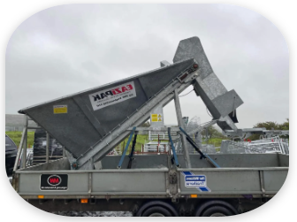 Produced from CAD design The finished galvanised steel item produced by MW Engineering from client's CAD drawing.