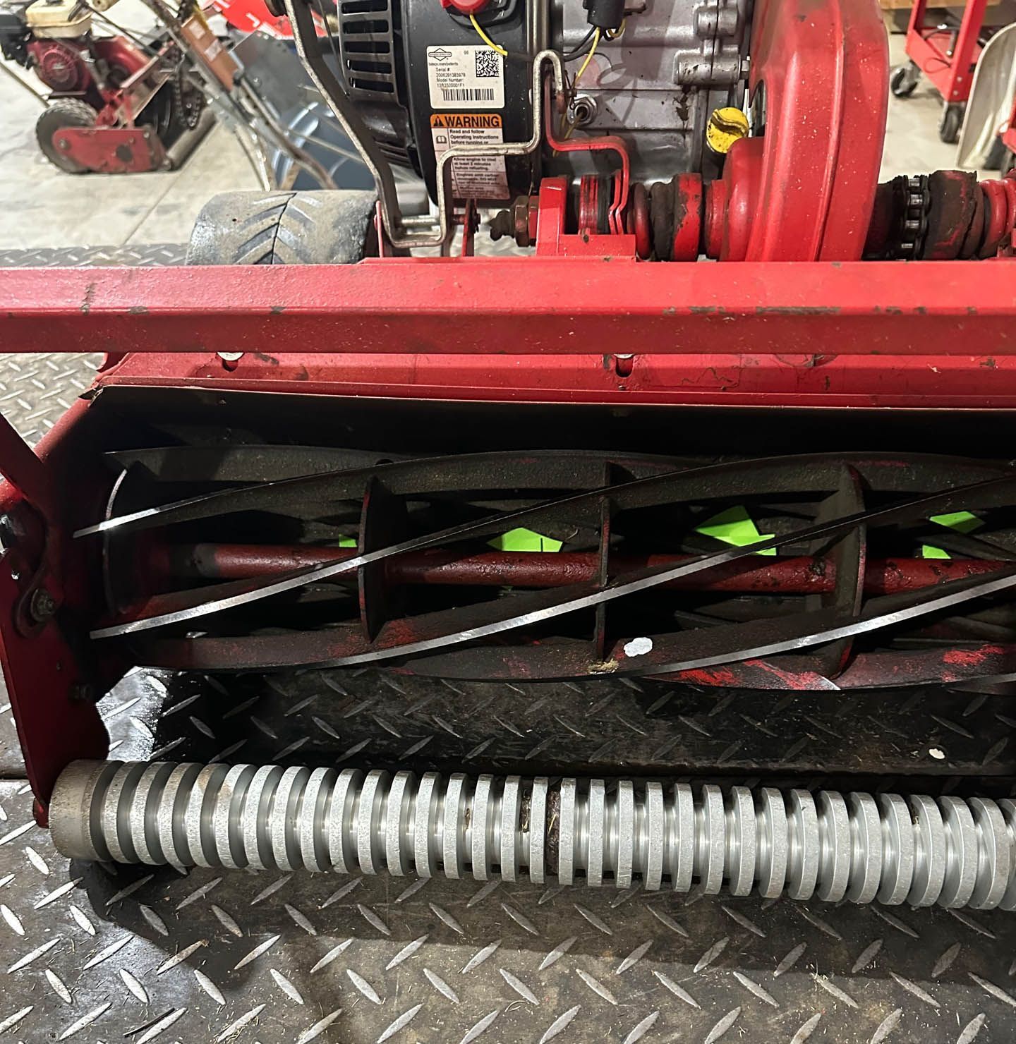 Reel Mower Sharpening Reel Mower Sharpening