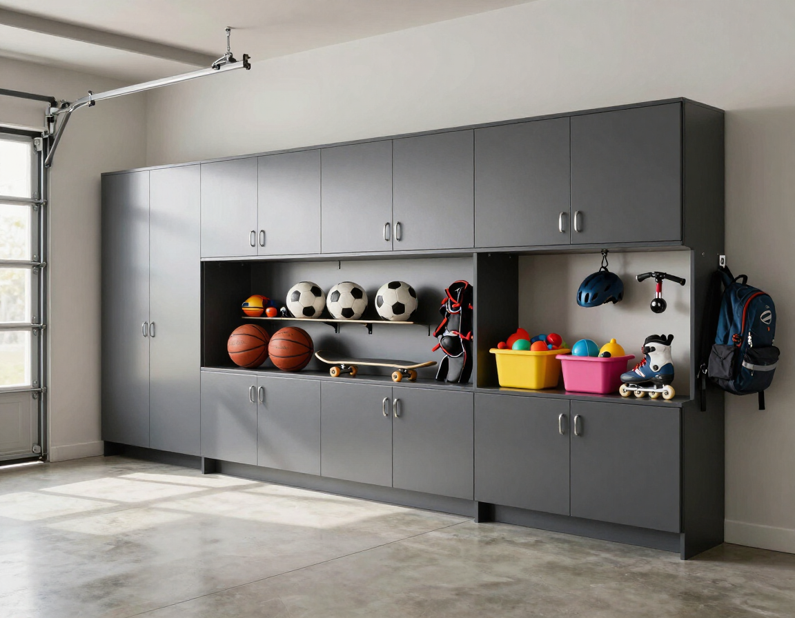 Family storage cabinets