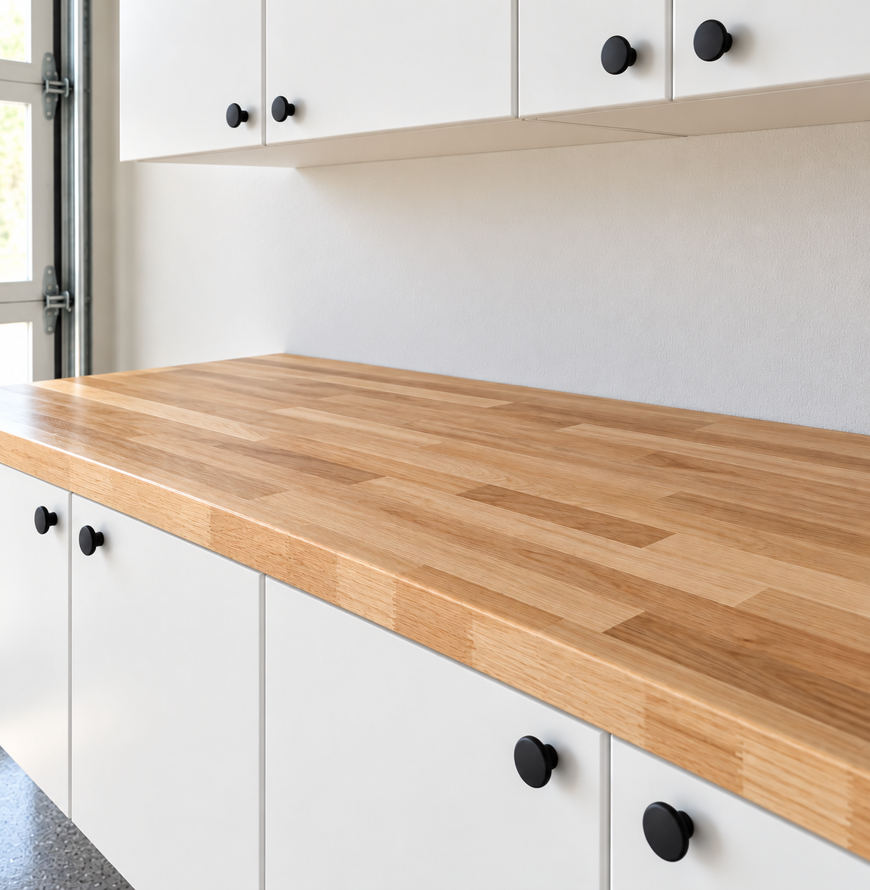 Gray cabinet finish