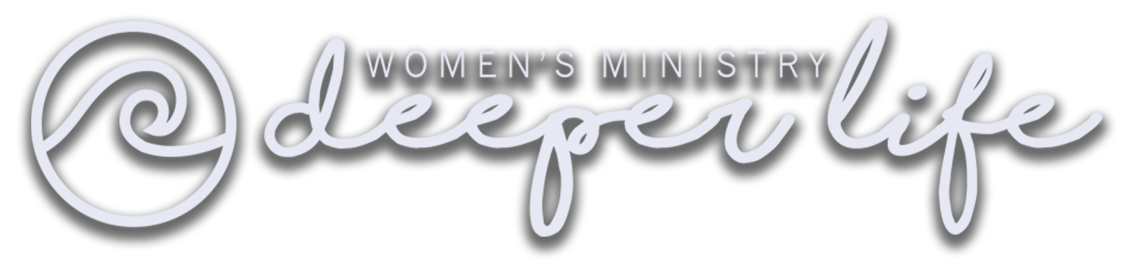 @deezerLife logo in gray script with a circular swirl and small “women's ministry” text above