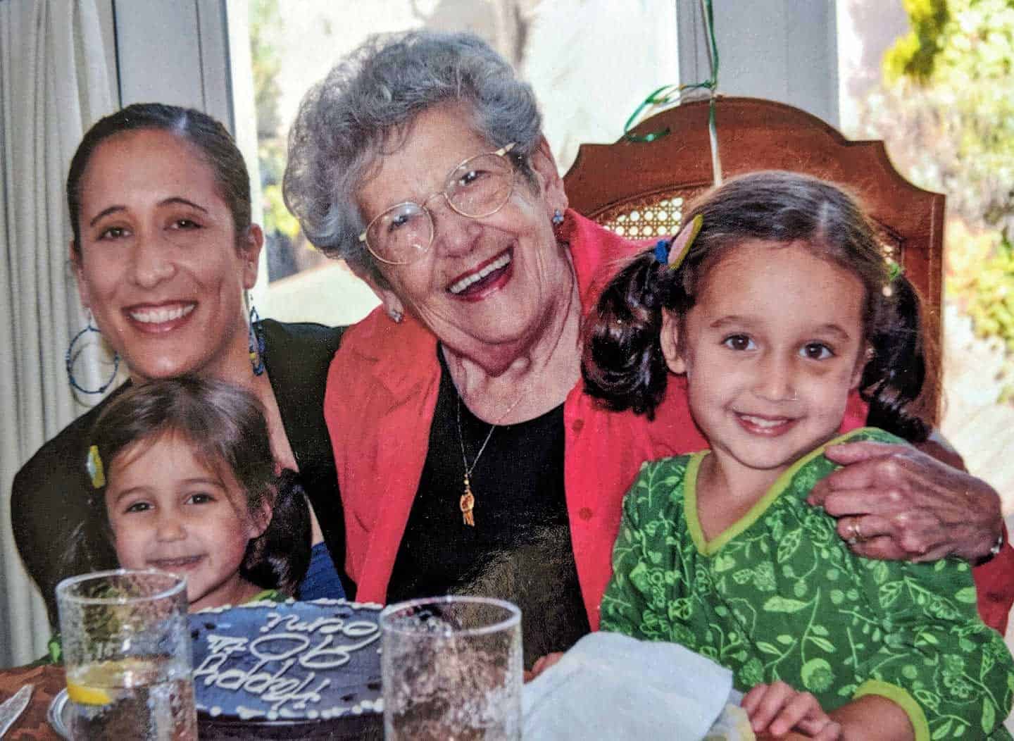 Noemi with grandaughters and Rachel