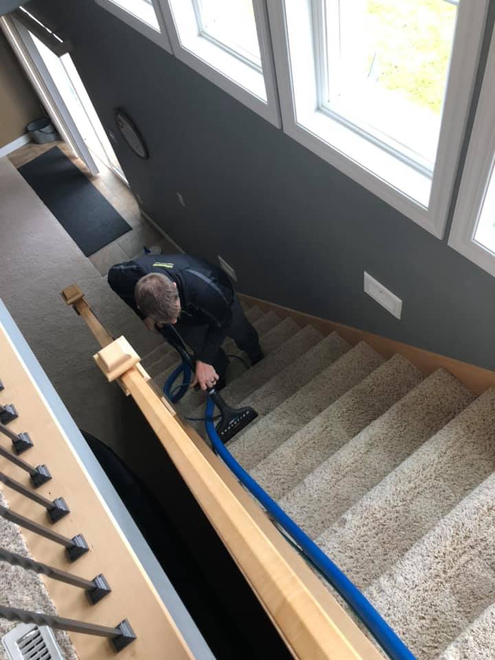 Stairs Cleaning — Cedar Rapids, IA — Eastern Iowa Carpet Care Inc