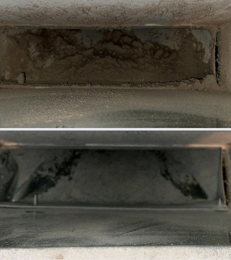 Air Duct Before And After — Cedar Rapids, IA — Eastern Iowa Carpet Care Inc Air Duct Before And After — Cedar Rapids, IA — Eastern Iowa Carpet Care Inc