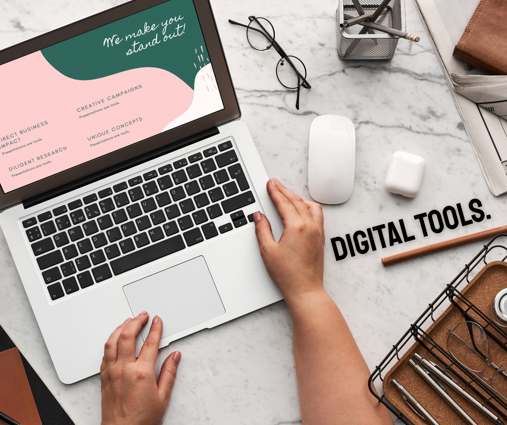 A laptop open to a website -