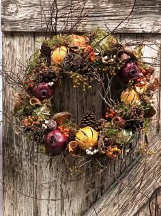 natural christmas wreath