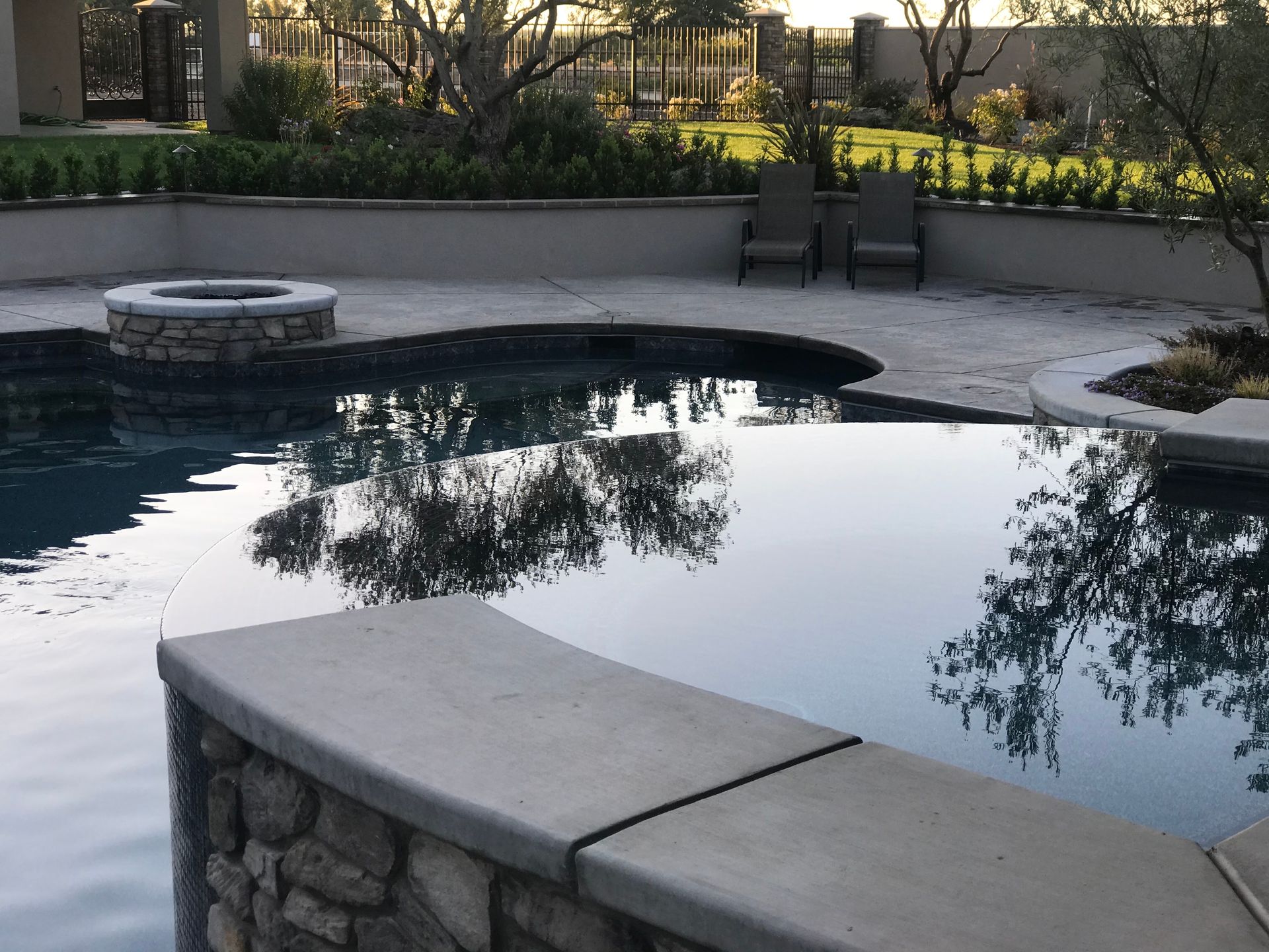 Stylish pool tile repair and replacement in Greenville, South Carolin