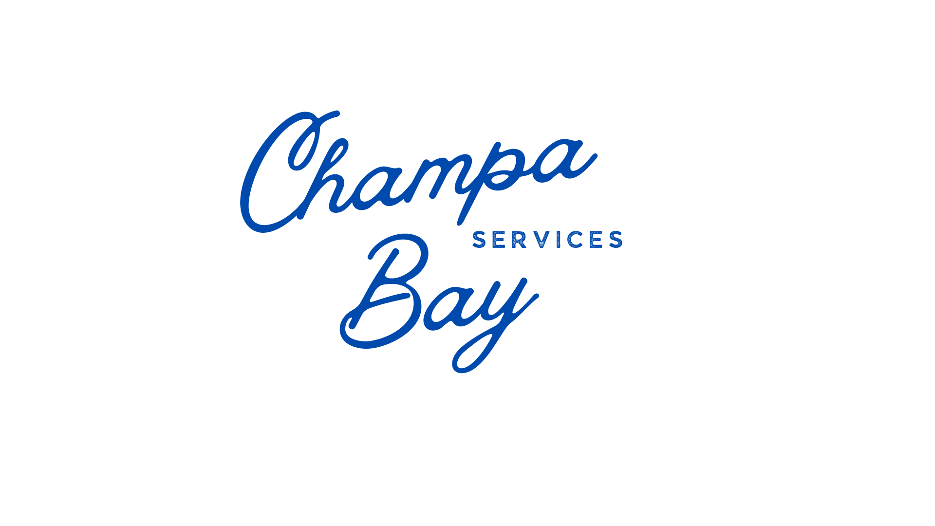 Champa Bay Services Blue Logo