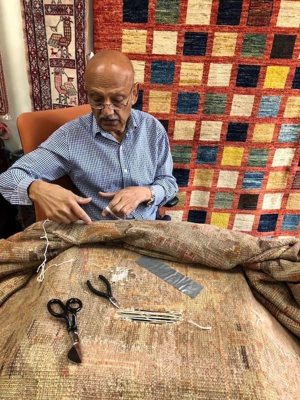 wool rug repair novato, rug repair novato,reweaving turkish rug in novato